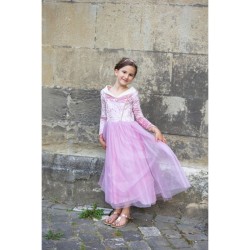 Costume da principessa in velluto rosa. n2