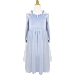 Costume da principessa in velluto blu. n7