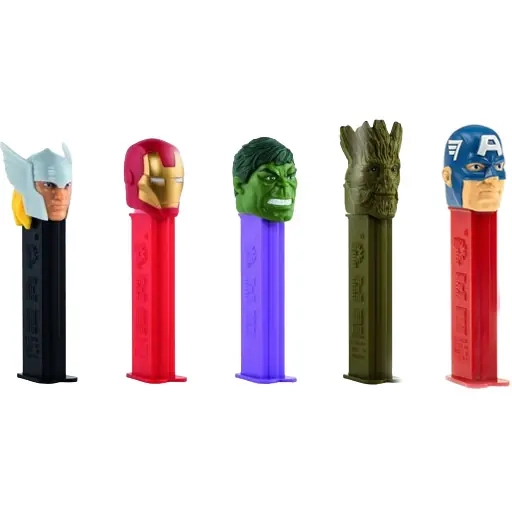 1 dispenser di caramelle PEZ Marvel / Avengers 