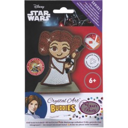 Kit statuetta Crystal Art Diamond - Principessa Leila - Star Wars. n1