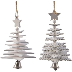 Campane in metallo per albero di Natale in compensato