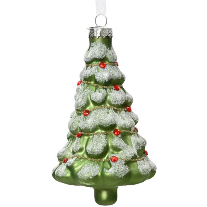 1 albero di Natale da appendere (12 cm) 