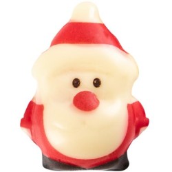 2 Babbo Natale 3D (3 cm) - Cioccolato bianco. n1