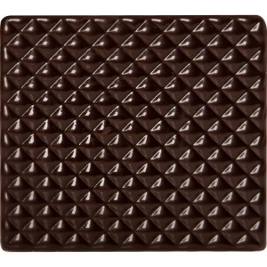 2 Tronchi in Rilievo 9 cm - Cioccolato Fondente