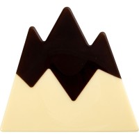 2 Punte di Tronco Iceberg 10 cm - Cioccolato