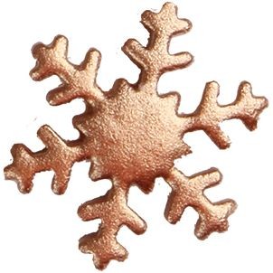 6 piccole scaglie di bronzo (2, 5 cm) - Zucchero 