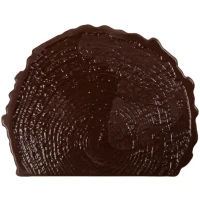 2 Punte di Tronco d'Albero 10 cm - Cioccolato