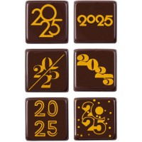 4 Wafer 2025 (3 cm) - Cioccolato Fondente