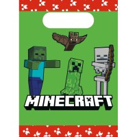 4 sacchetti regalo Minecraft