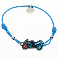 1 Bracciale in cordoncino elastico - Moto