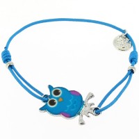 1 Bracciale in cordoncino - Gufo