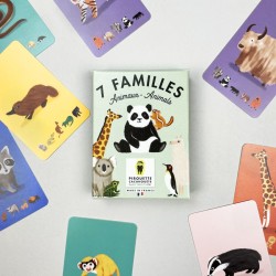 Gioco di 7 Famiglie - Animali. n2