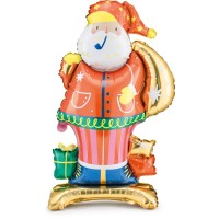 Palloncino Gigante di Babbo Natale - 85 cm