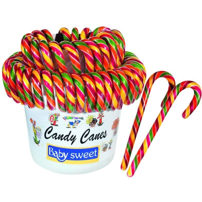 2 Candy Canes (16 cm) - Zucchero 