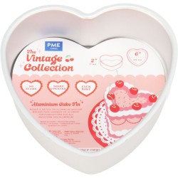 Torta vintage - Stampo per torte a forma di cuore. n2