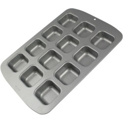 Stampo antiaderente - 12 mini tortiere quadrate. n1