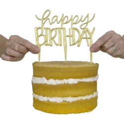 Tagliabiscotti per decorazione torta - Buon compleanno. n1