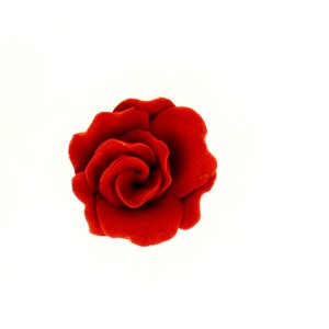 1 rosa rossa (4 cm) - Zucchero