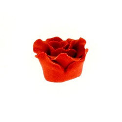 1 rosa rossa (4 cm) - Zucchero. n1