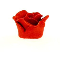 1 rosa rossa (4 cm) - Zucchero. n2