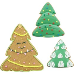 Set di 3 formine per biscotti - Alberi di Natale. n4