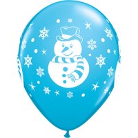 Lotto di 6 palloncini Natale colorati