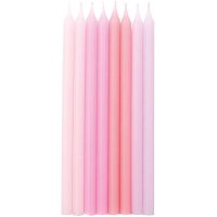 16 Candele Eleganza (12 cm) - Armonia Pastelli Rosa