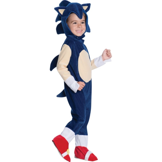 Costume Sonic prescolare deluxe 