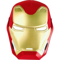 Maschera Iron Man superficiale - Plastica