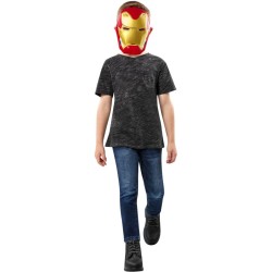 Maschera Iron Man superficiale - Plastica. n1