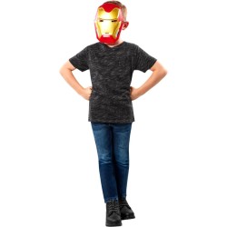 Maschera Iron Man superficiale - Plastica. n2