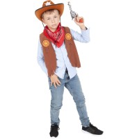 Top e accessori da cowboy Taglia 5-8 anni