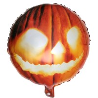 Palloncino in Mylar Zucca Arancione -  45 cm