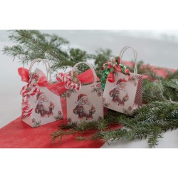 4 mini sacchetti di Babbo Natale. n1