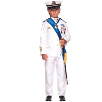 Costume da Ufficiale della Marina Taglia 7-8 anni