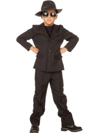 Costume da gangster junior taglia 128