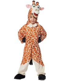 Costume da giraffa in peluche per bambina