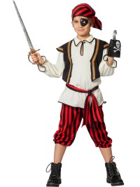 Costume da pirata Gilet nero