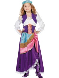 Costume da principessa gitana per bambini, taglia 116