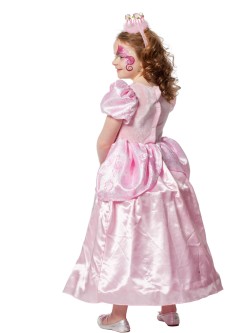 Costume da principessa in raso rosa. n2