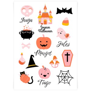 Tavoletta per tatuaggi da personalizzare - Halloween