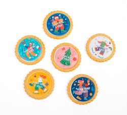 Biscotti personalizzati Collezione Funky Christmas. n1