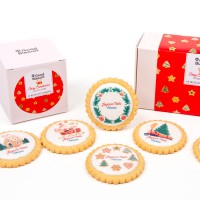 Biscotti personalizzati Collezione Cosy Christmas - 10 biscotti