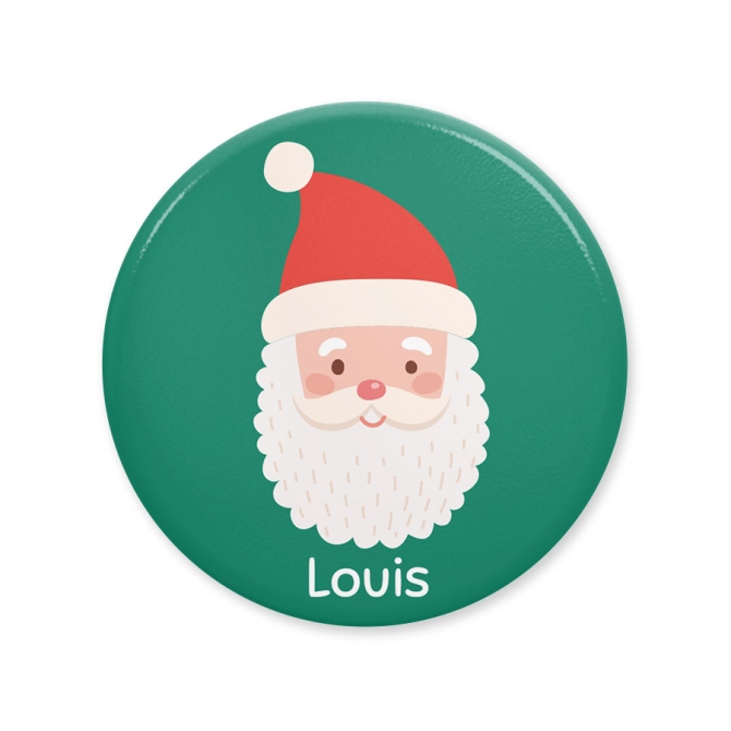 Badge da personalizzare - Babbo Natale 