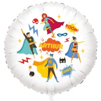 Palloncino da personalizzare - Team Super Heroes