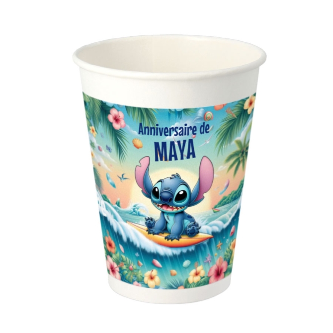 8 tazze da personalizzare - Stitch Hawaii 