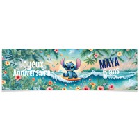 Banner da personalizzare - Stitch Hawaii