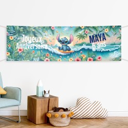 Banner da personalizzare - Stitch Hawaii. n1