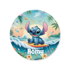 Badge da personalizzare - Stitch Hawaii