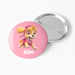 Badge da personalizzare - Paw Patrol Skye. n1